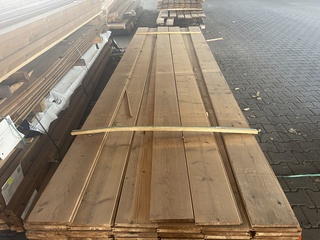 Ca. 118x Thermo Vuren veer en groef, 19x178mm, lengte 390cm